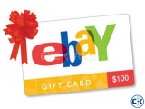 eBay Gift Card 100 USA Account and Shipping Only
