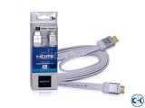 Sony HDMI Male To Male Cable 2m