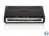 D-Link 8 Ports Gigabit Ethernet Switch Black DGS-1008A