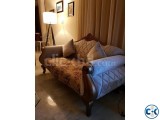 segun wood sofa