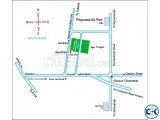 Boshundhara Mouchak land for sale two adjancat plots ready