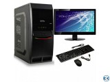 Gaming PC - Intel Core i5 8GB Ram 120GB SSD 500 GB 19