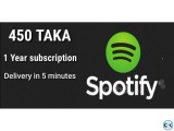 BEST QUALITY Spotify Premium Account 1 Year