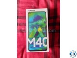 Samsung M40 Intact Full Box