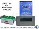 IPS UPS-1000VA DSP Pure Sine Wave 5Fan 6Light