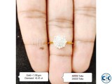 Diamond with Gold Ring 50 OFF