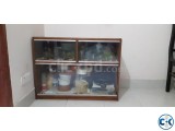 Wooden Multi purpose Showcase Normal wood not shegun or