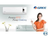Split 1.5 ton GREE AC with 5 years warranty 10feets copper