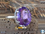 Amethyst Gemstone Ring - এমিথিষ্ট পাথরের আংটি