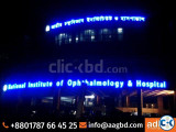 ACP Board Branding and Acrylic Top Letter Laser Cutting with