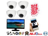 2 Mega Pixel 4 CCTV Package Dahua Brand