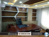 Office meeting room design a bland conference room