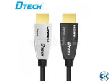 DTECH 20 Meter Fiber Optic HDMI Cable 4K 3D V2.0