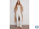 High Waist Denim Printed Wide Leg Jeans