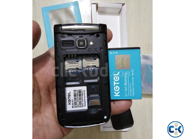 Kgtel K1 Slim Folding Phone With Warranty | ClickBD image 5