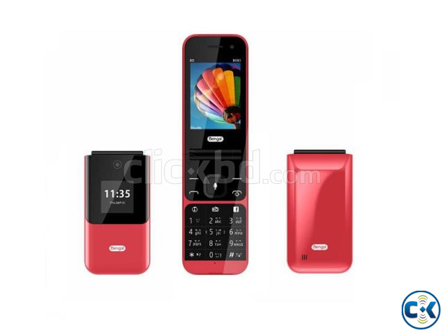 Bengal BG03 BD Dual Display Folding Mobile Phone Dual Sim Wi | ClickBD image 2
