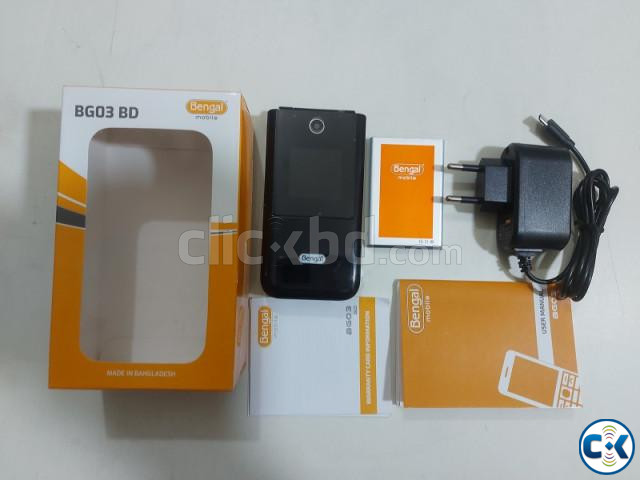 Bengal BG03 BD Dual Display Folding Mobile Phone Dual Sim Wi | ClickBD image 3