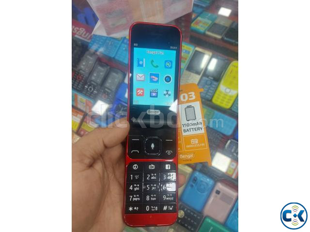Bengal BG03 BD Dual Display Folding Mobile Phone Dual Sim Wi | ClickBD image 5
