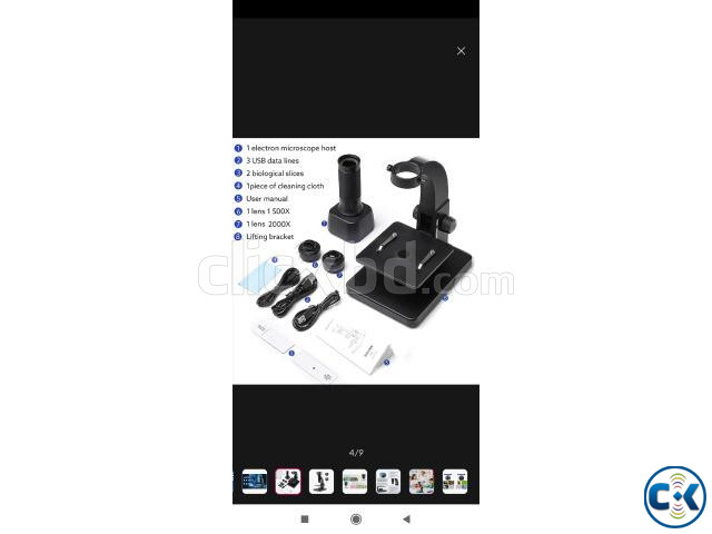 Microscope Camera 0-2000x Mobile Watch Repair Tool Wifi USB large image 4