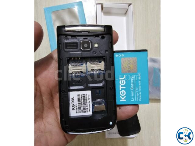 Kgtel K1 Slim Folding Phone With Warranty | ClickBD image 5