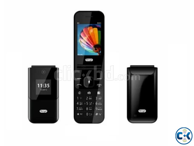 Bengal BG03 BD Dual Display Folding Mobile Phone Dual Sim Wi | ClickBD image 2