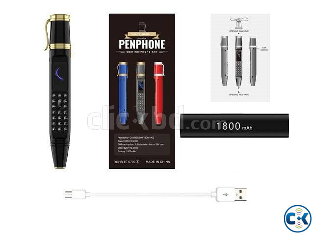 BM111 Pen Mobile Phone With Fan price in Bangladesh | ClickBD image 3