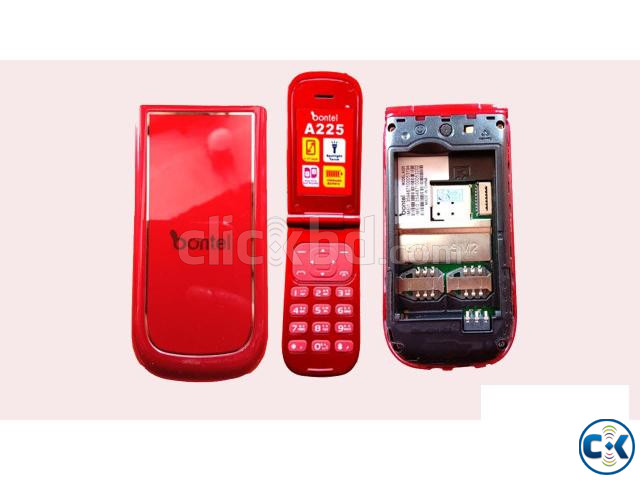 Bontel A225 Stylies Folding Phone Dual Sim With Warranty | ClickBD image 2
