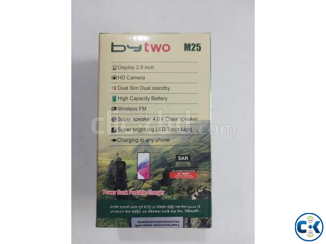 Bytwo M25 Dual Sim Power Bank Phone 5200mAh Battery | ClickBD image 4