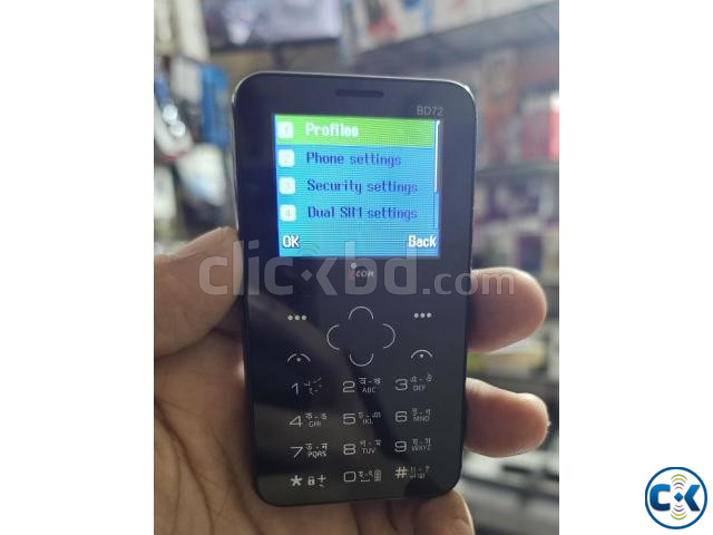 icon BD72 Mini Card Phone Dual Sim Black price in Bangladesh | ClickBD image 2