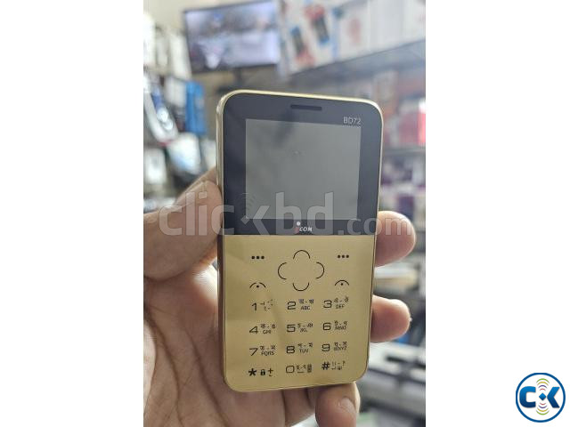 icon BD72 Mini Card Phone Dual Sim Black price in Bangladesh | ClickBD image 5