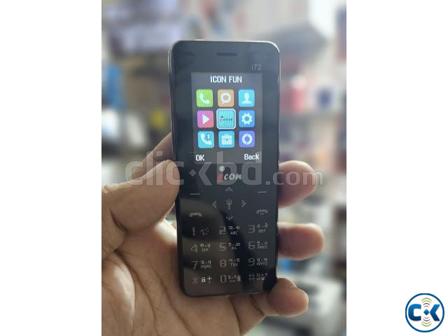 icon I72 Mini Card Phone Dual Sim Black price in Bangladesh | ClickBD image 3