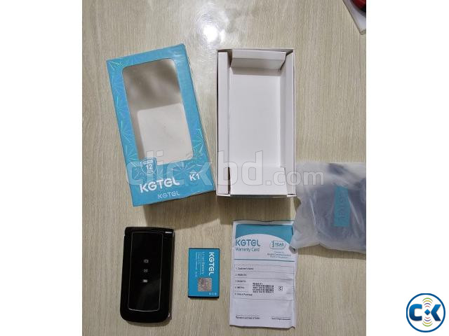 Kgtel K1 Slim Folding Phone With Warranty | ClickBD image 2