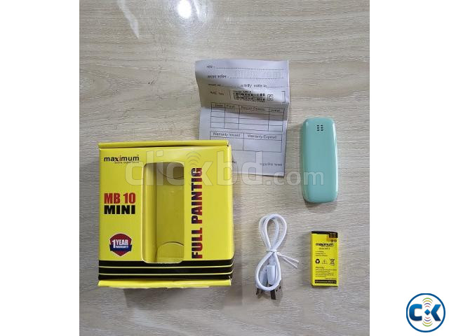 Maximus MB10 Mini Phone 1000mAh Auto Call Record FM | ClickBD image 5