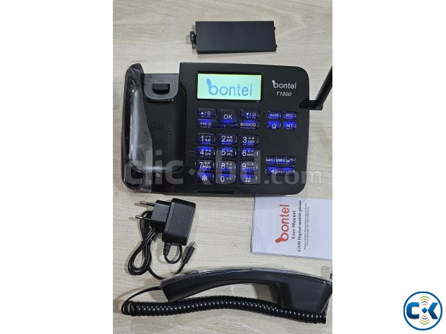 Bontel T1000 Land Phone Dual Sim Auto Call Record | ClickBD image 5