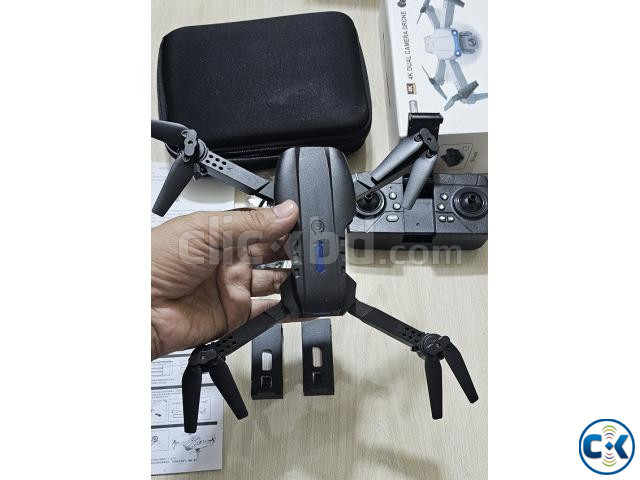 E99 PRO 4K WiFi Drone Dual Camera Dual Battery Foldable Dron | ClickBD image 5