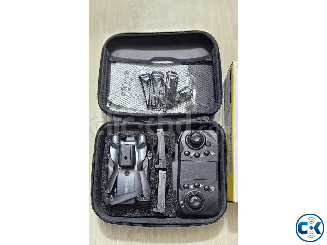 CX 4k Wifi Dual Camera Dual Battery Dual Fan Foldable Drone | ClickBD image 2
