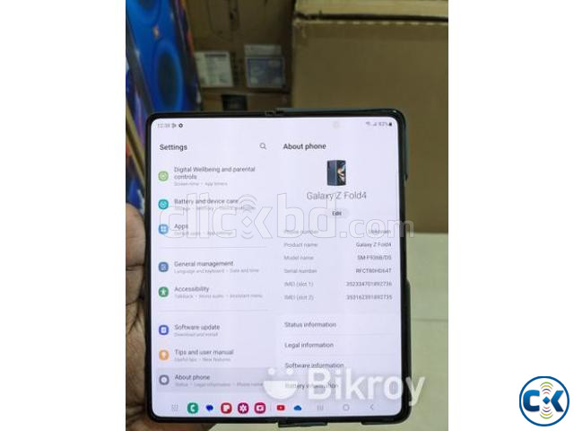 Samsung Galaxy Fold 4 12gb 256gb Used large image 2
