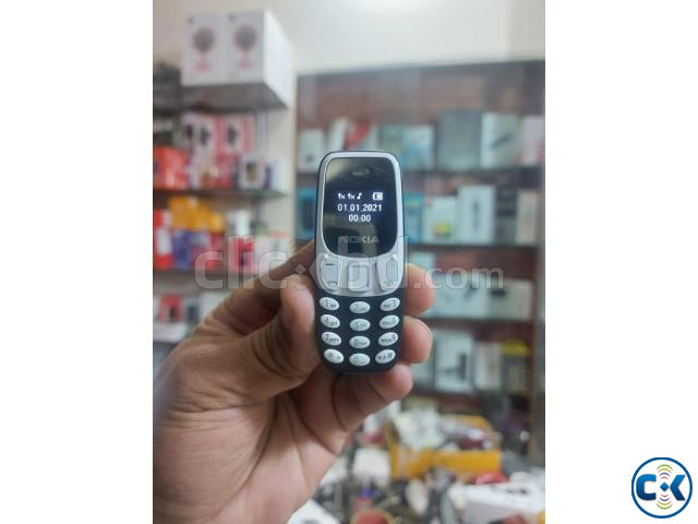 BM10 Mini Mobile Phone Dual Sim Option - Black | ClickBD image 2