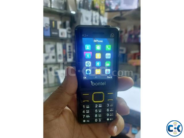 Bontel K2 Phone 3000mAh Battery Bluetooth Wireless FM Radio | ClickBD image 2
