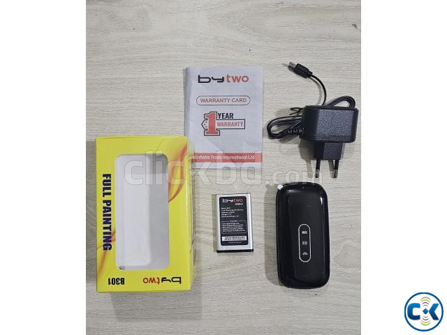 Bytwo B301 folding Flip Mobile Phone Magic Voice Black | ClickBD image 2