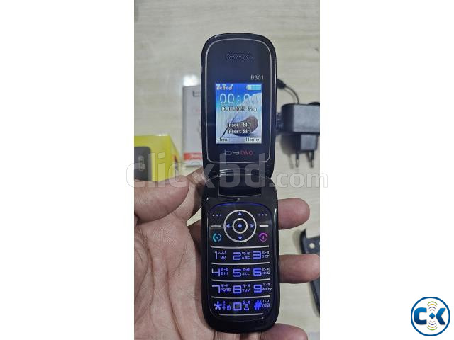 Bytwo B301 folding Flip Mobile Phone Magic Voice Black | ClickBD image 4