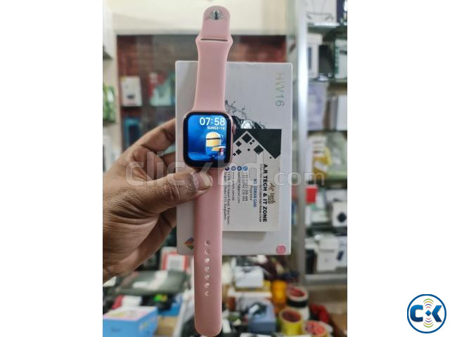 HW16 Smart Watch Bluetooth Calling Fitness Tracker large image 1