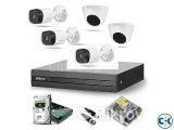 DAHUA 5 PCS CC CAMERA 2MEGAPIXEL NIGHTVISION FULLSETUP