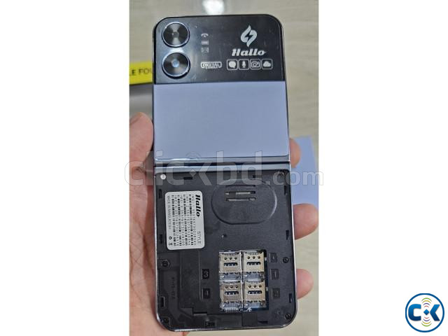 Hallo Style Foldable Phone Four Sim Warranty | ClickBD image 3