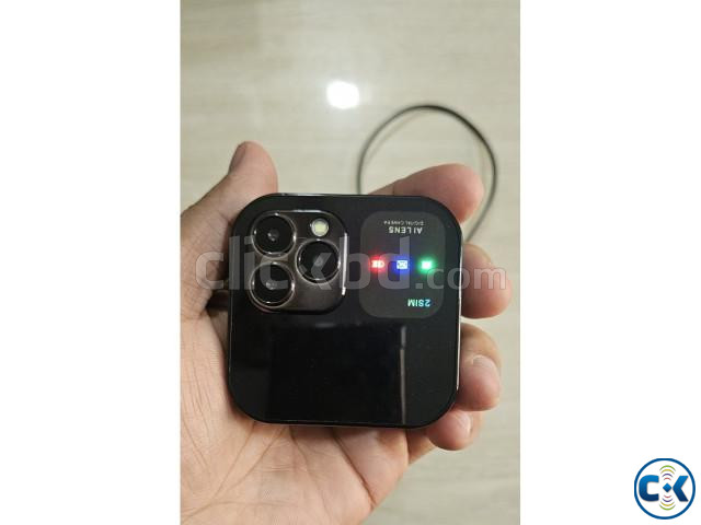 i16 Pro Flip Phone FM Radio Magic Voice Black | ClickBD image 3