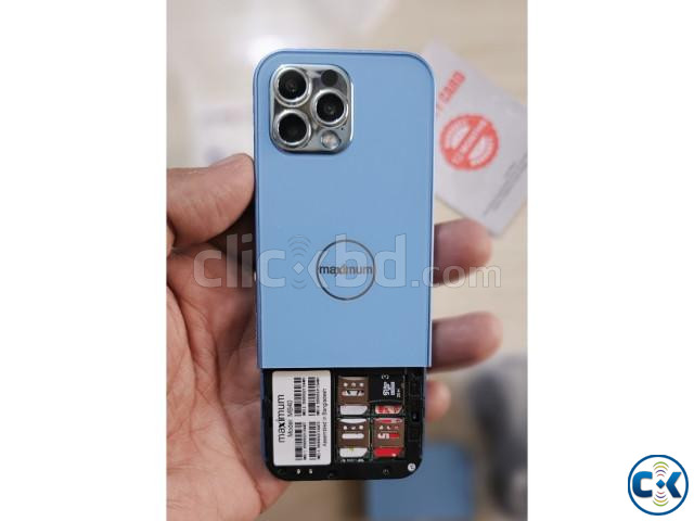Maximus MB40 Pro Max Four Sim Phone Blue price in Bangladesh | ClickBD image 2