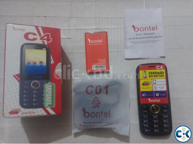 Bontel C4 Four Sim Phone 3000mAh price in Bangladesh | ClickBD image 3