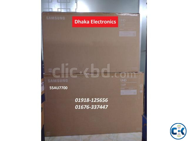 Samsung 55 inch AU7700 4K Smart UHD TV Official | ClickBD image 2