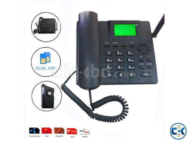 ZT600G Land Phone Dual Sim FM Radio Desk Phone | ClickBD image 3