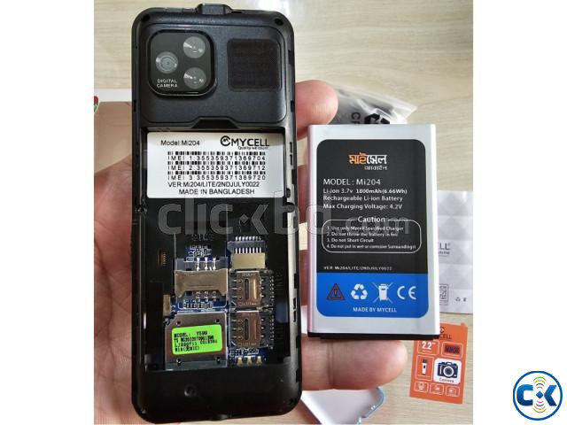 Mycell Mi204 Lite 3 Sim Feature Phone price in Bangladesh | ClickBD image 4